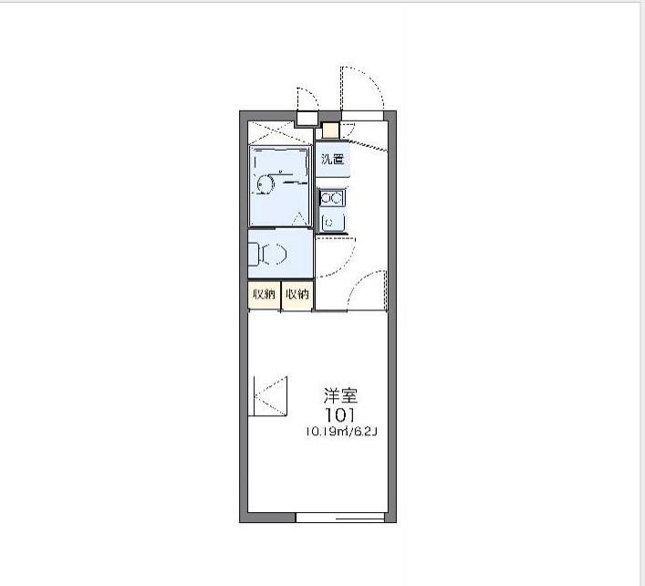 レオパレスミーコーポ マチヤ(1K/2階)の間取り写真
