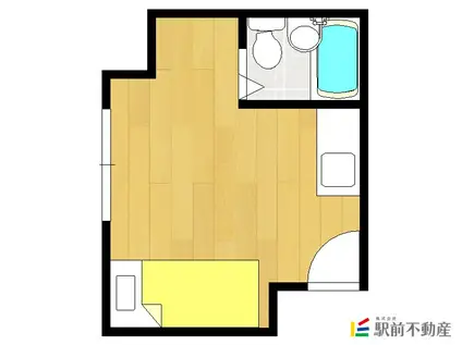 コスモスビレッジ(ワンルーム/2階)の間取り写真