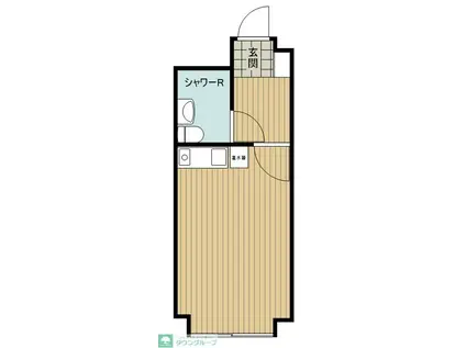 ダイアパレス石神井公園(ワンルーム/8階)の間取り写真