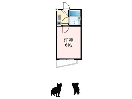 第7セイワコート(1K/3階)の間取り写真