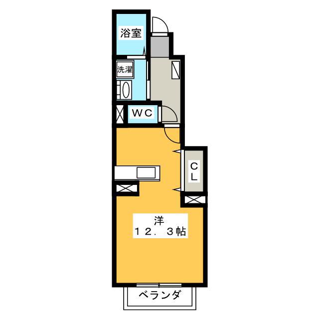 メゾン セーブル(ワンルーム/1階)の間取り写真
