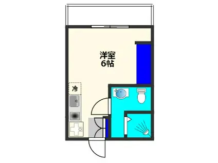 プリマベーラ(ワンルーム/7階)の間取り写真