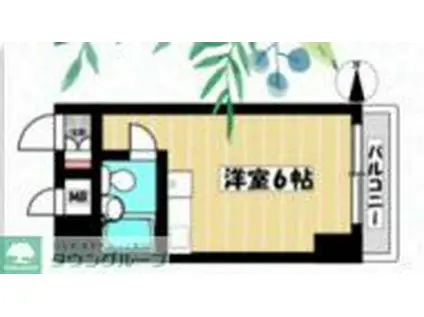 センチュリー芝久保(ワンルーム/3階)の間取り写真