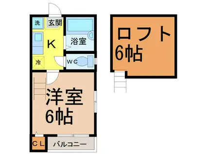 グレイス千種(1K/1階)の間取り写真