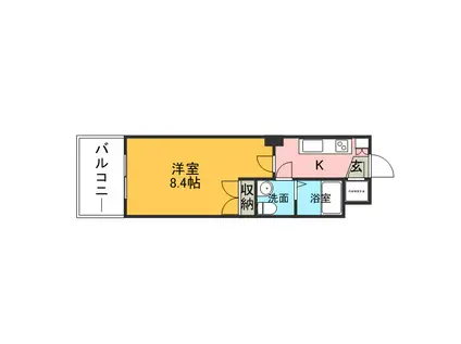 CLUB ORIENT NO70 HARBOR サウス TOWER(1K/5階)の間取り写真