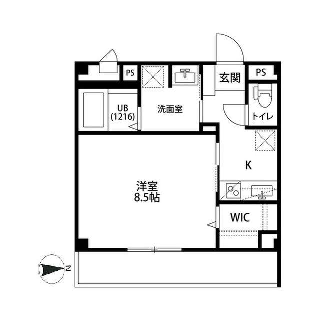 M.FELICE(1K/2階)の間取り写真