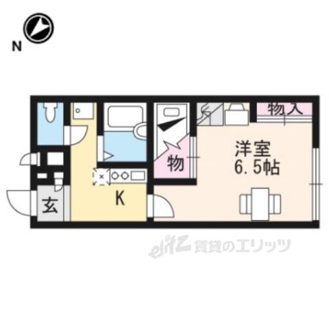 レオパレスジョーウンⅡ番館(1K/2階)の間取り写真