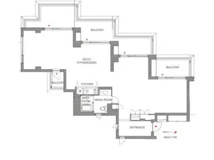 アークヒルズエグゼクティブタワー(ワンルーム/9階)の間取り写真