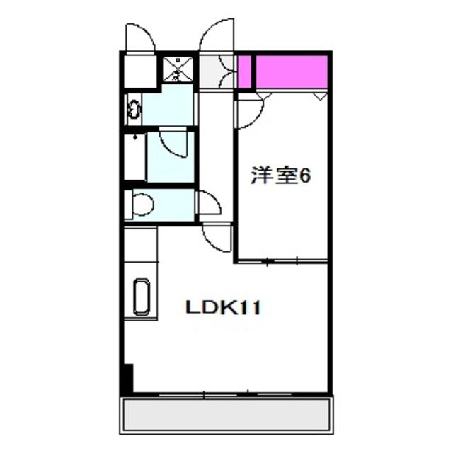 AVANTI(1LDK/3階)の間取り写真