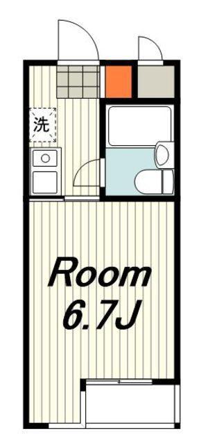 日神パレス戸塚(1K/3階)の間取り写真