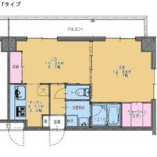 ELC.加賀(1LDK/2階)の間取り写真