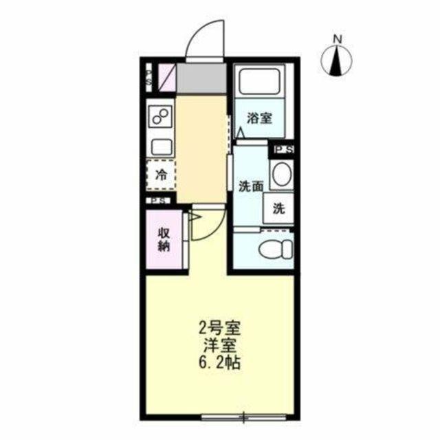 ベイルームグラン海老名(1K/3階)の間取り写真