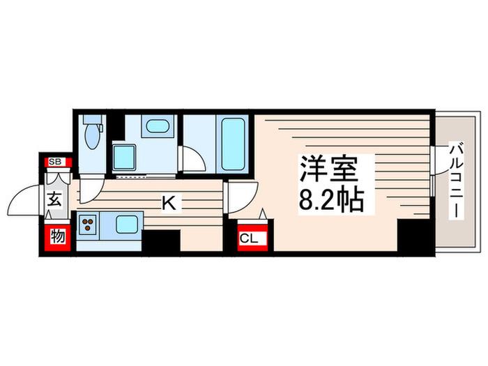 NOUVELLE MAISON YAMAYAII(1K/7階)の間取り写真