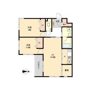SーFORT泉中央(2LDK/3階)の間取り写真