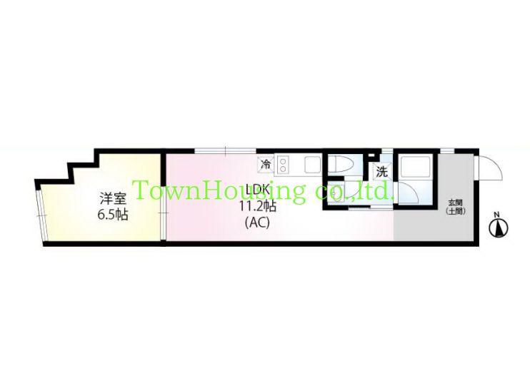 LA CHACONNE(1LDK/1階)の間取り写真