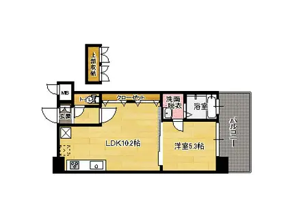 NO82 EMPRESS(1LDK/5階)の間取り写真