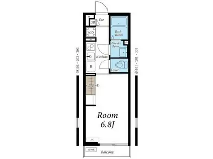 リブリ・SUMIE(1K/3階)の間取り写真