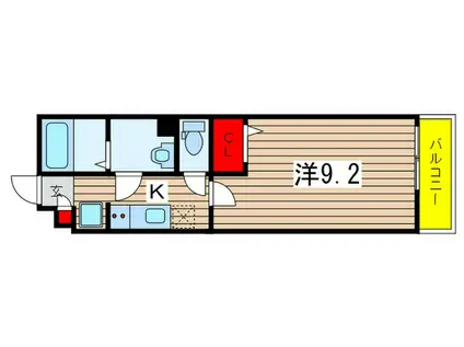 リブリ・ESPOIR弐番館(1K/2階)の間取り写真