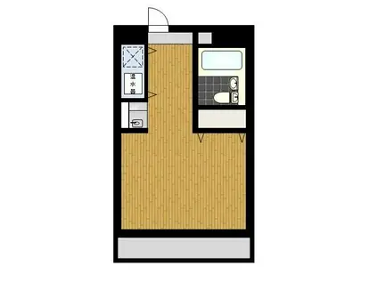 志陽ハイツK&I(1K/2階)の間取り写真