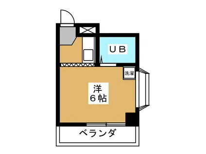 NSコート(ワンルーム/3階)の間取り写真