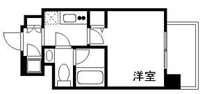 レジディア大森(1K/11階)の間取り写真