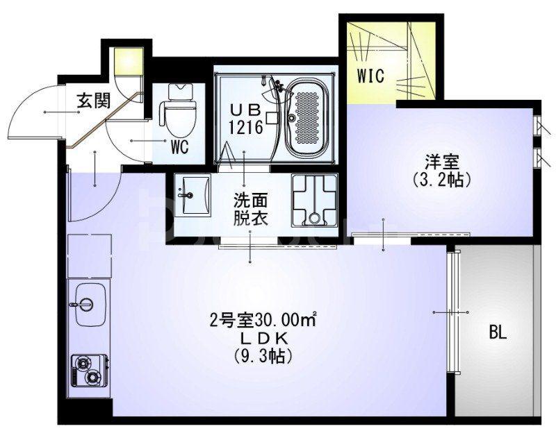 REGALEST NEXTERA(1LDK/1階)の間取り写真