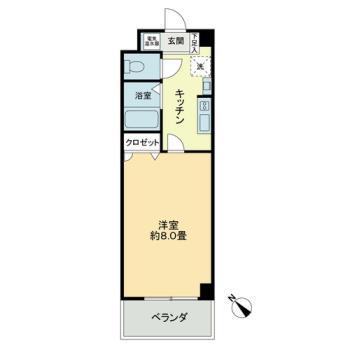 ベレーサ本山(1K/3階)の間取り写真