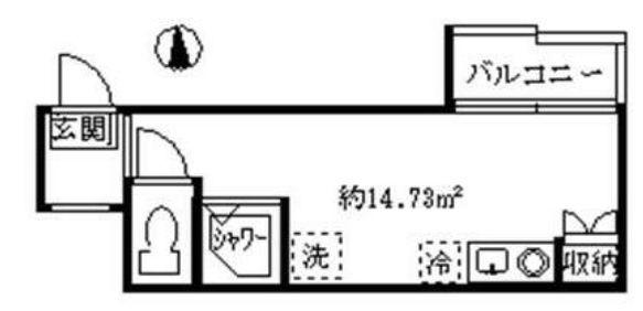 ソフィア鷺宮I(ワンルーム/2階)の間取り写真