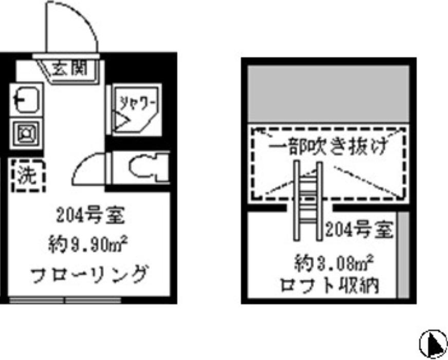ソフィアスタイル(ワンルーム/2階)の間取り写真