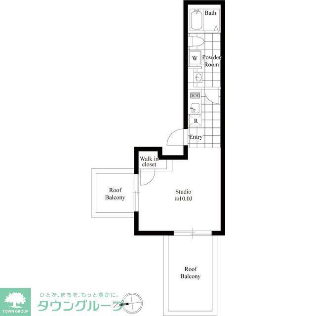 EXAM 下北沢 II(1K/4階)の間取り写真