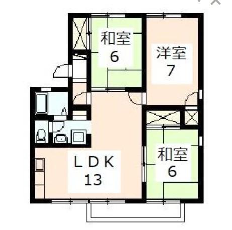 セジュール春陽(3LDK/2階)の間取り写真