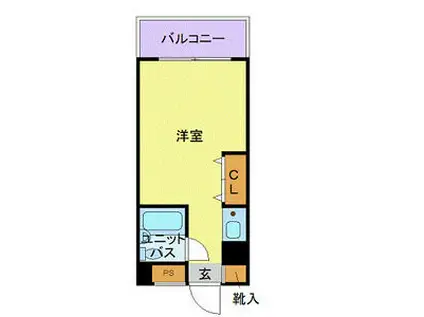 エルウイング板橋本町(ワンルーム/4階)の間取り写真