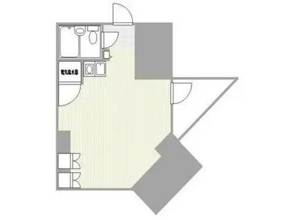 ライオンズマンション白山第3(ワンルーム/2階)の間取り写真