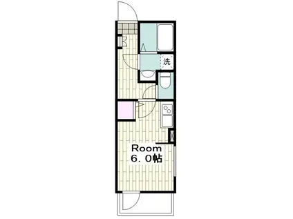 LUXESS上大岡(ワンルーム/3階)の間取り写真