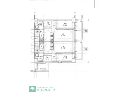 LUMINOUS ALFACIO(1LDK/5階)の間取り写真
