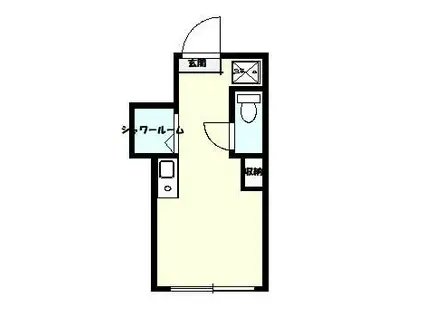 PARC LUX(ワンルーム/1階)の間取り写真