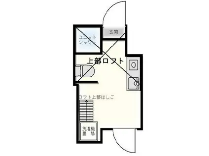 マンサルド南大塚(ワンルーム/2階)の間取り写真