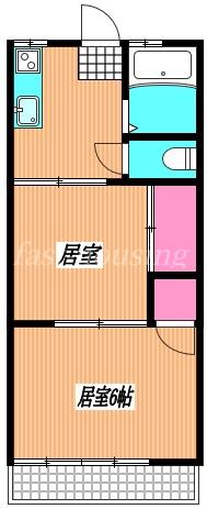 星野荘(2K/1階)の間取り写真