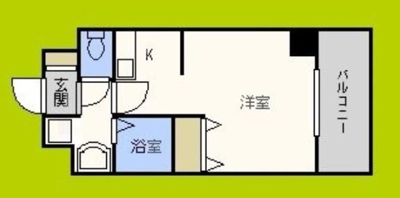 Mプラザ長堀弐番館(1K/7階)の間取り写真