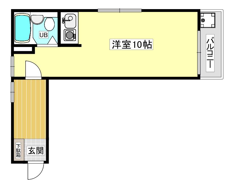 サンパレス21高座(2LDK/2階)の間取り写真