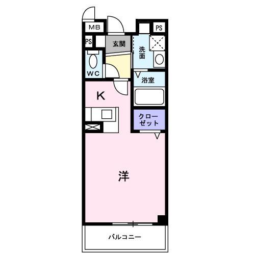 東武野田線 豊四季駅 徒歩23分 3階建 築23年(ワンルーム/2階)の間取り写真