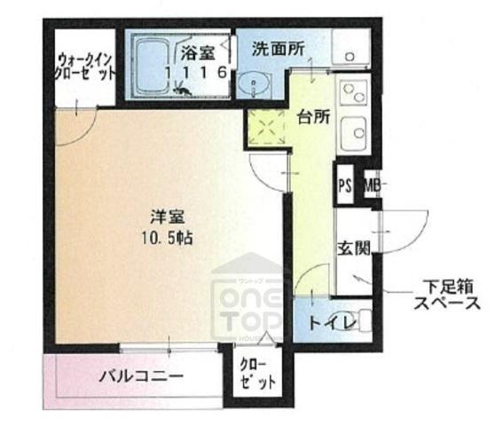 フジパレス正雀駅南Ⅱ番館(1K/2階)の間取り写真