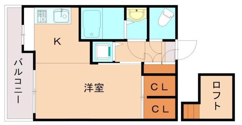 ソフィア高宮B館(ワンルーム/11階)の間取り写真