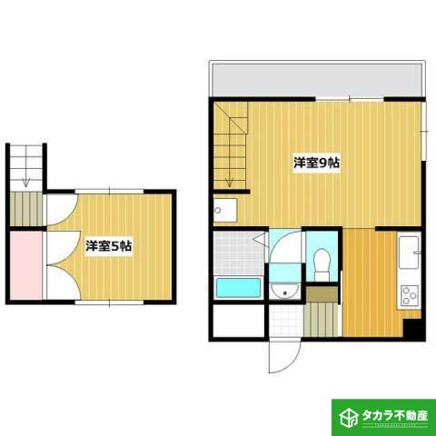 スターダスト中島(1LDK/7階)の間取り写真
