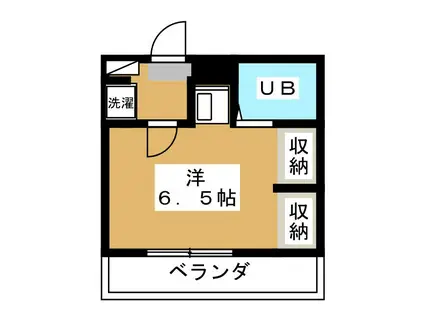 ニットーコーポラス葛西II(ワンルーム/4階)の間取り写真