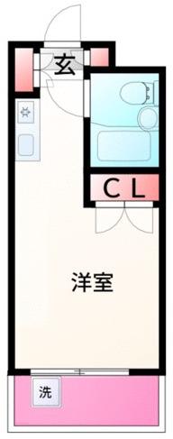 アートイン八王子(ワンルーム/1階)の間取り写真