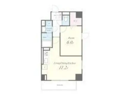 NOAHS ARK (1LDK/2階)の間取り写真