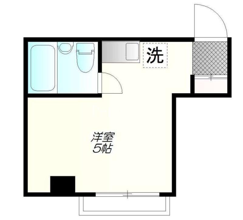 シティーコア大島(ワンルーム/3階)の間取り写真