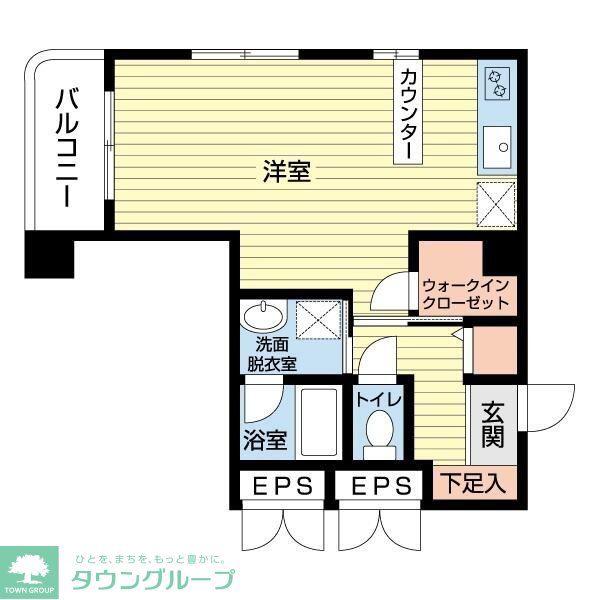 アークプラザ(1DK/7階)の間取り写真