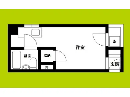 アロハ新大阪(ワンルーム/5階)の間取り写真